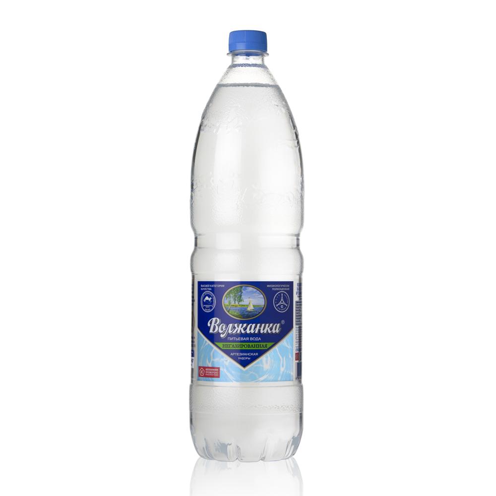 ВОДА ВОЛЖАНКА ПИТЬЕВАЯ НЕГАЗ 1,5Л ПЭТ