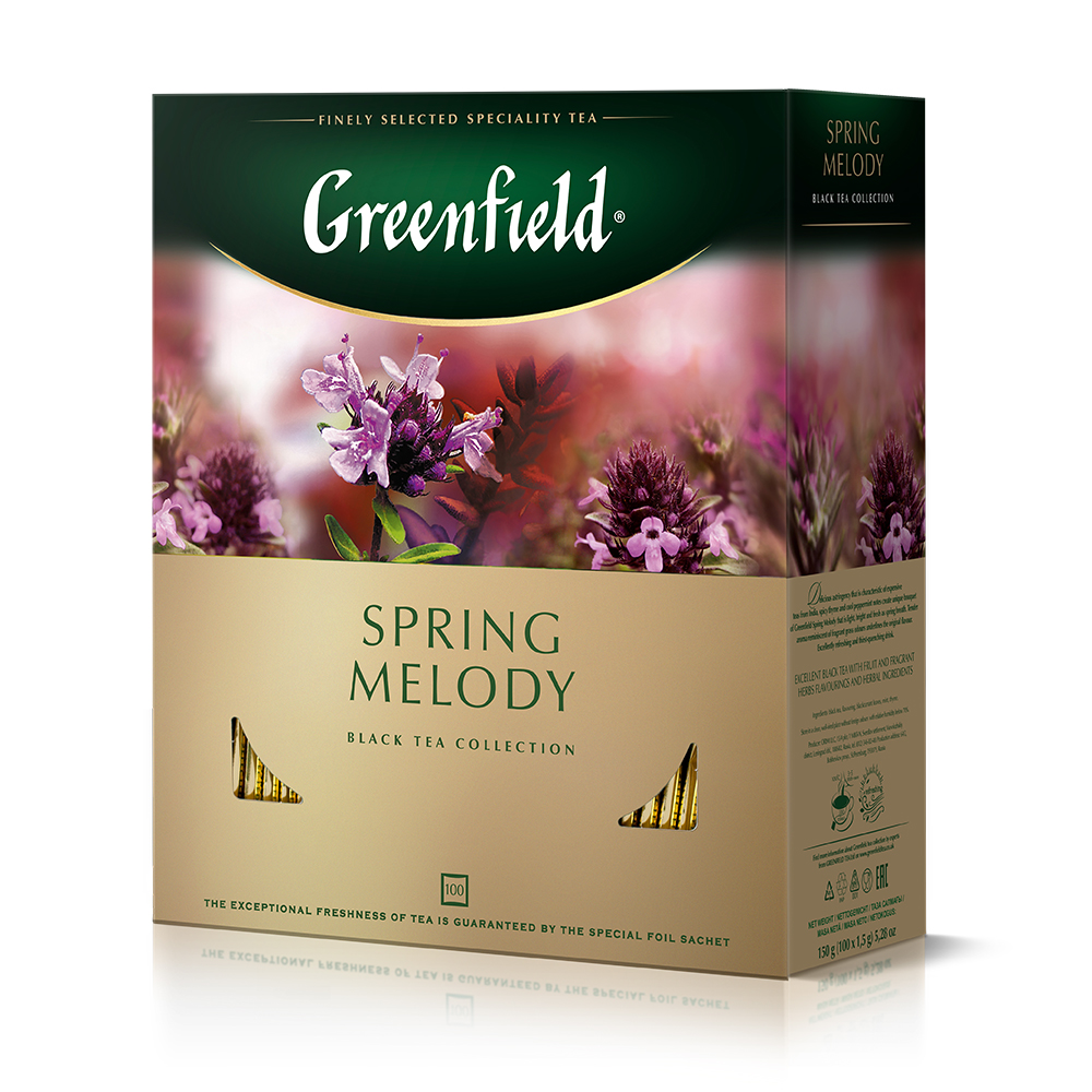 ЧАЙ ГРИНФИЛД СПРИНГ МЕЛОДИ 100П*2ГР