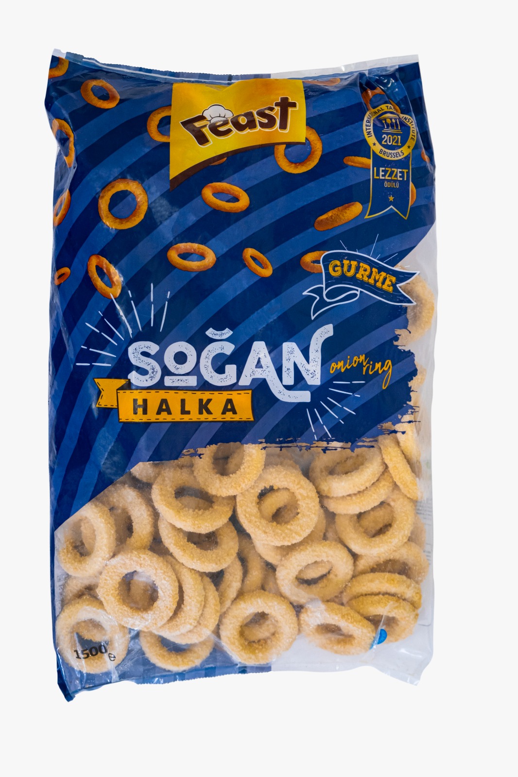 ЛУКОВЫЕ КОЛЬЦА FEAST GORMET В ПАНИРОВКЕ 1,5КГ