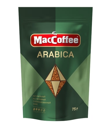 КОФЕ МАККОФЕ АРАБИКА СУБЛИМ М/У 75ГР
