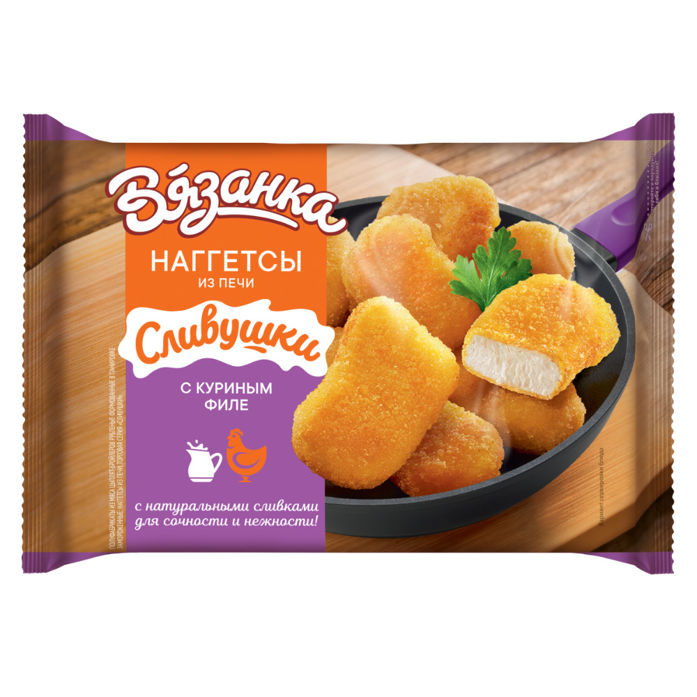 НАГГЕТСЫ ИЗ ПЕЧИ ТМ ВЯЗАНКА Ф/В 250ГР