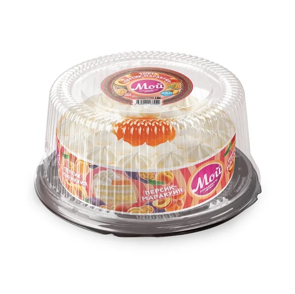 ТОРТ МОЙ ПЕРСИК-МАРАКУЙЯ 650Г