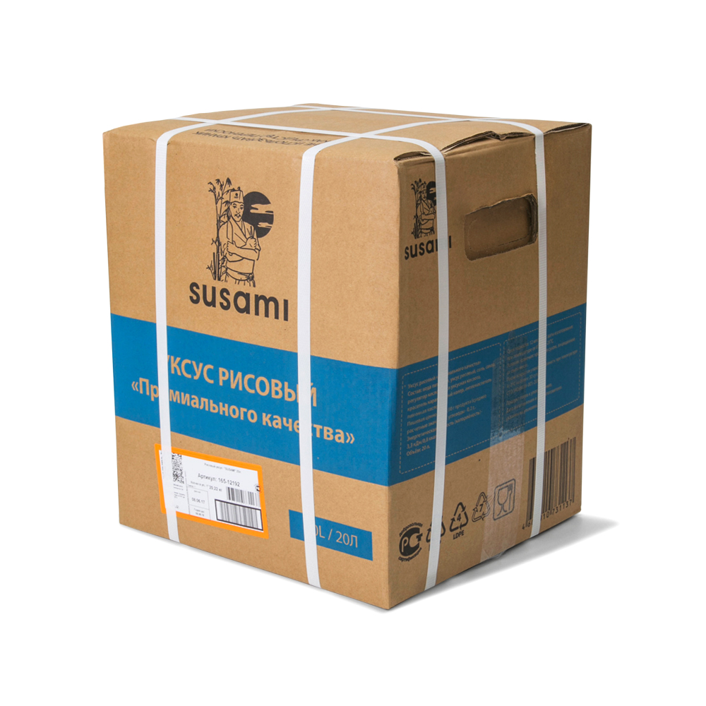 УКСУС РИСОВЫЙ SUSAMI  ПРЕМИУМ, 20Л
