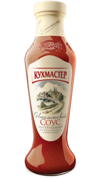 СОУС КУХМАСТЕР ИТАЛЬЯНСКИЙ 300ГР СТ/Б