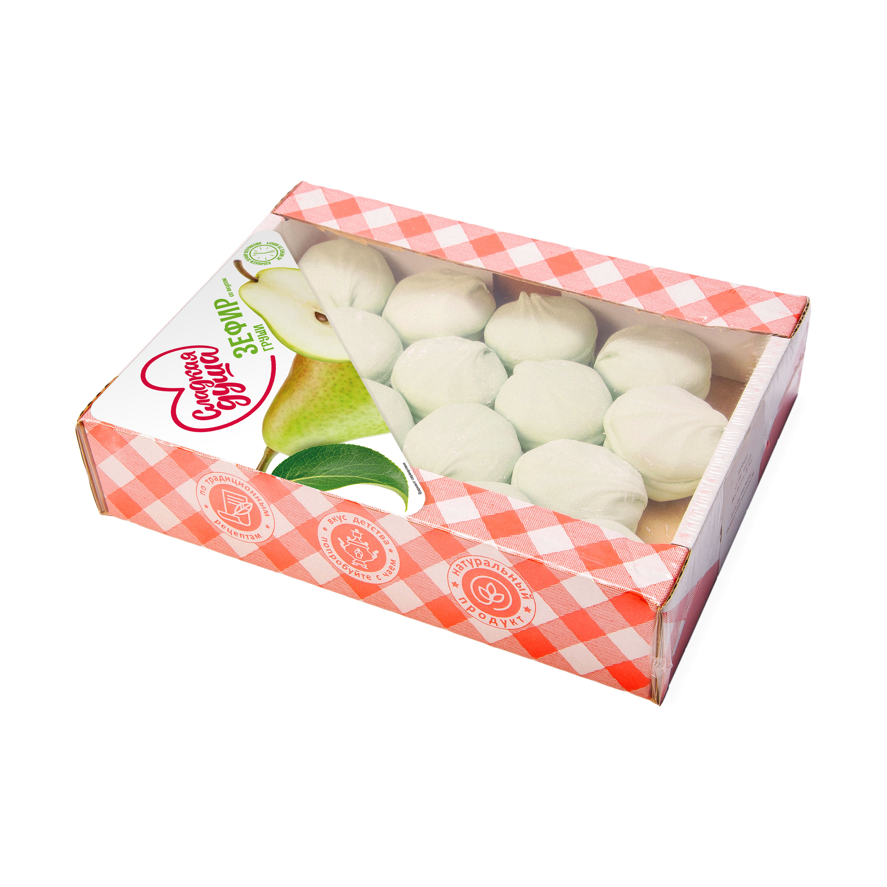 ЗЕФИР СЛАДКАЯ ДУША СО ВКУСОМ ГРУШИ ТВ 500 ГР