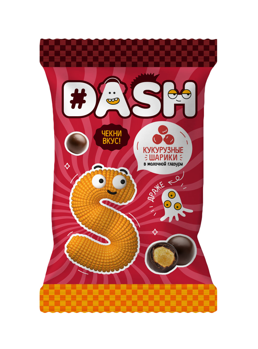 ДРАЖЕ ДАШ КУКУРУЗНЫЕ ШАРИКИ В МОЛОЧНОЙ ГЛАЗУРИ 45ГР