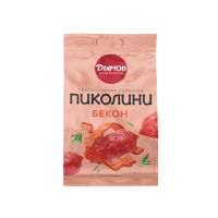 КОЛБАСКИ ДЫМОВ ПИКОЛИНИ СО ВКУСОМ АДЖИКА С/К СТ ВЕС 50ГР