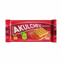 ВАФЛИ ВЕНСКИЕ ЗЕМЛЯНИКА АКУЛЬЧЕВ 100ГР ВАФЛИ ВЕНСКИЕ ЗЕМЛЯНИКА АКУЛЬЧЕВ 100ГР