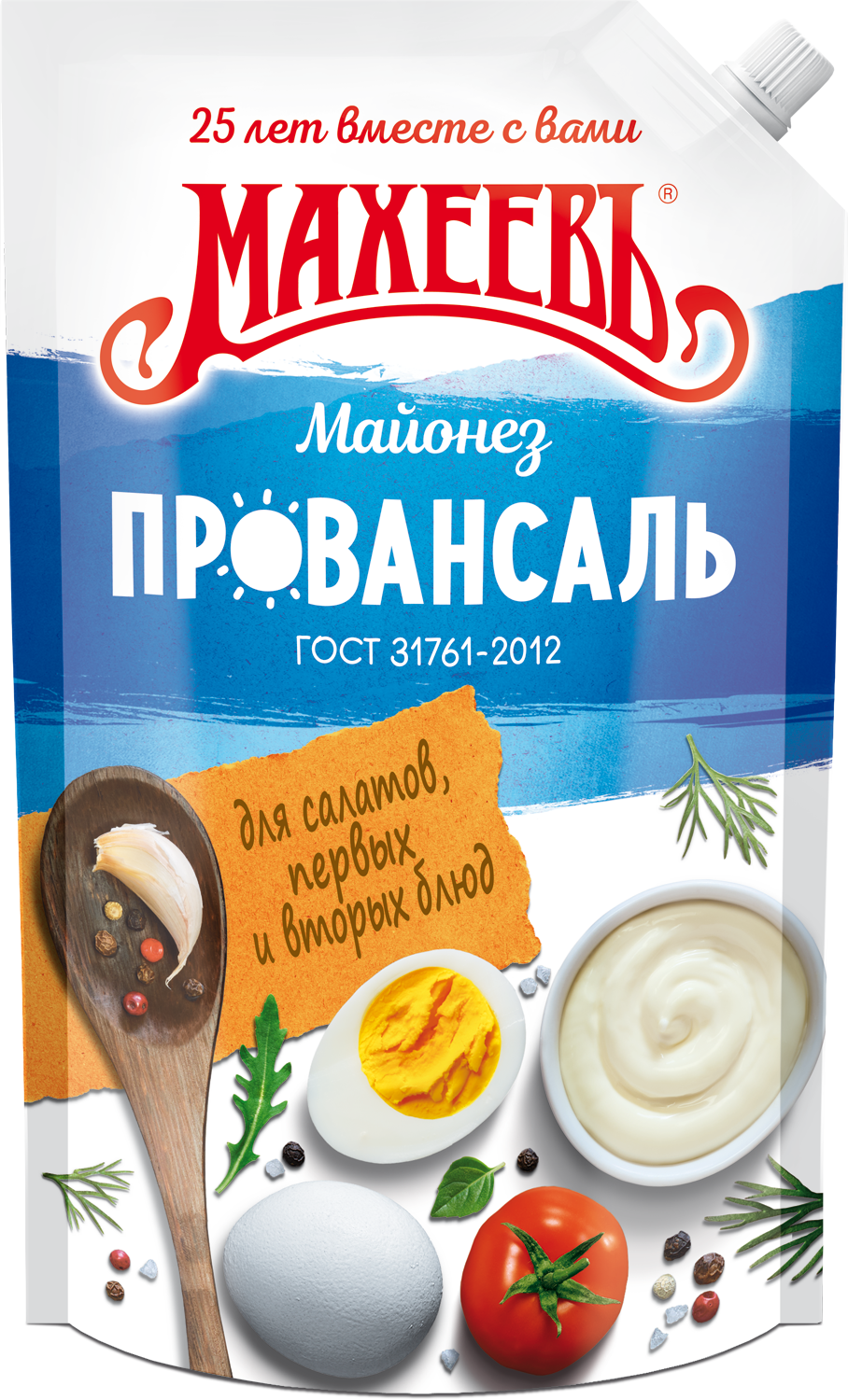 МАЙОНЕЗ МАХЕЕВ ПРОВАНСАЛЬ БЕЛЫЙ 50,5% Д/П 800МЛ