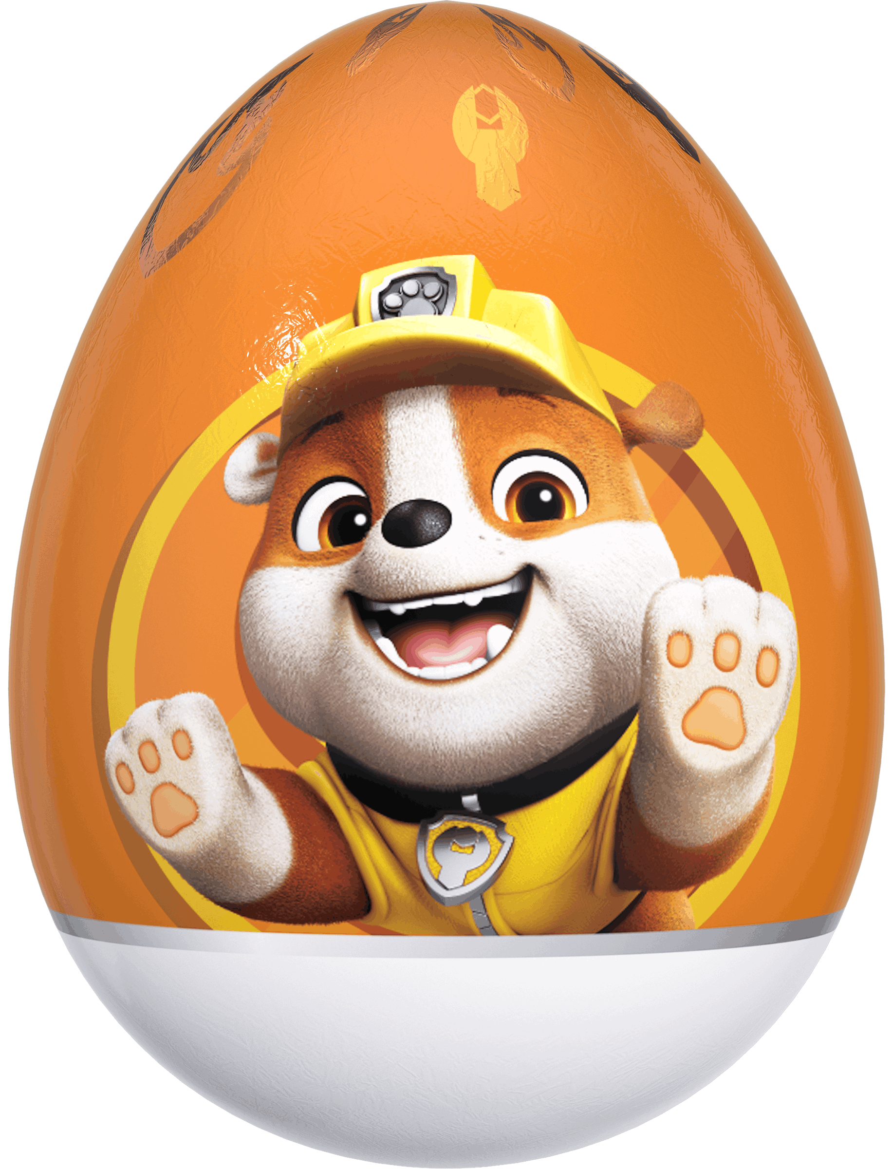 ЯЙЦО ИЗ ГЛАЗУРИ С ПОДАРКОМ ЩЕНЯЧИЙ ПАТРУЛЬ 20ГР