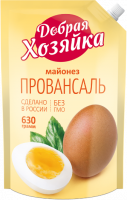 МАЙОНЕЗ ДОБРАЯ ХОЗЯЙКА ПРОВАНСАЛЬ 630ГР МАЙОНЕЗ ДОБРАЯ ХОЗЯЙКА ПРОВАНСАЛЬ 630ГР