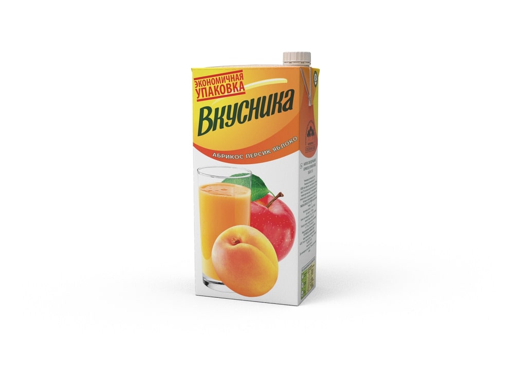 НЕКТАР ВКУСНИКА 1,93Л АБРИКОС/ПЕРСИК/ЯБЛОКО НЕКТАР ВКУСНИКА 1,93Л АБРИКОС/ПЕРСИК/ЯБЛОКО
