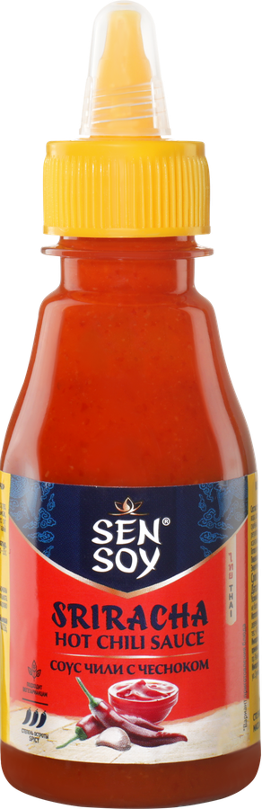 СОУС ЧИЛИ ШРИРАЧА С ЧЕСНОКОМ СЕН СОЙ ПЛ/ Б 150ГР СОУС ЧИЛИ ШРИРАЧА С ЧЕСНОКОМ СЕН СОЙ ПЛ/ Б 150ГР