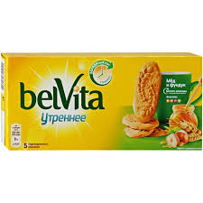 ПЕЧЕНЬЕ БЕЛВИТА УТРЕН ФУНДУК/МЕД 225ГР