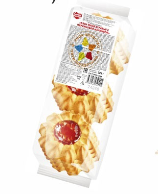 ПЕЧЕНЬЕ СС БАБА МАНЯ КУРАБЬЕ С ПЕРСИКОВОЙ НАЧИНКОЙ 285ГР