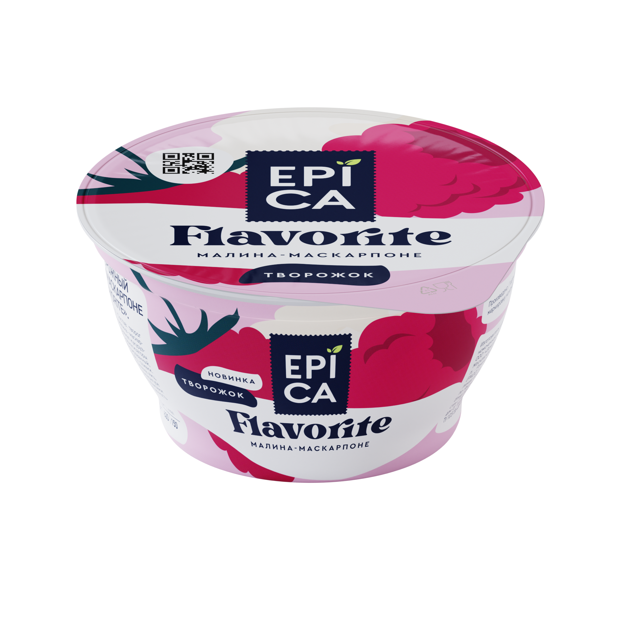 ДЕСЕРТ ТВОРОЖ ЭПИКА FLAVORITE МАЛ/МАСКАРП 7,7% 130 Г