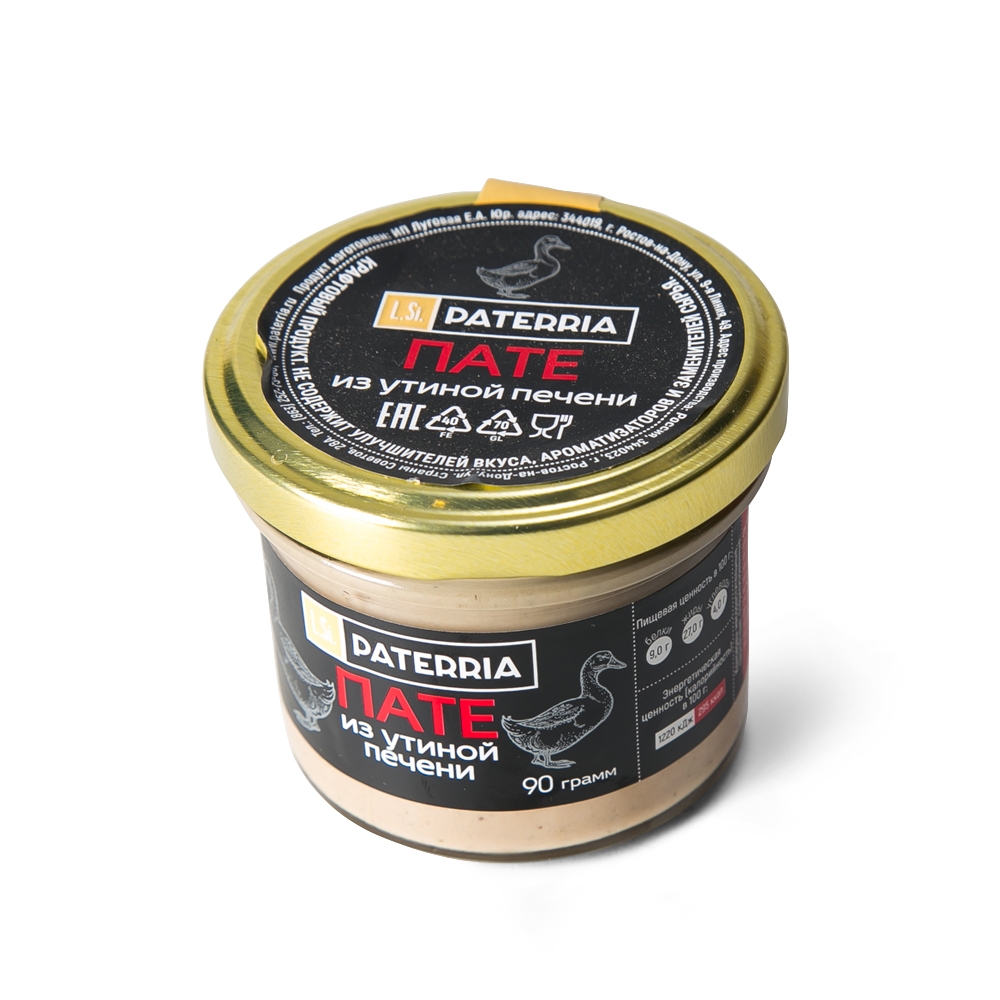 ПАТЕ ИЗ УТИНОЙ ПЕЧЕНИ 90ГР