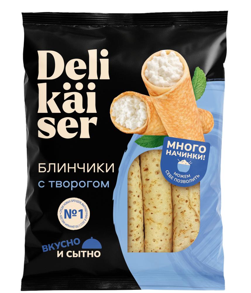 БЛИНЧИКИ ДЕЛИКАЙЗЕР С ТВОРОГОМ 350ГР