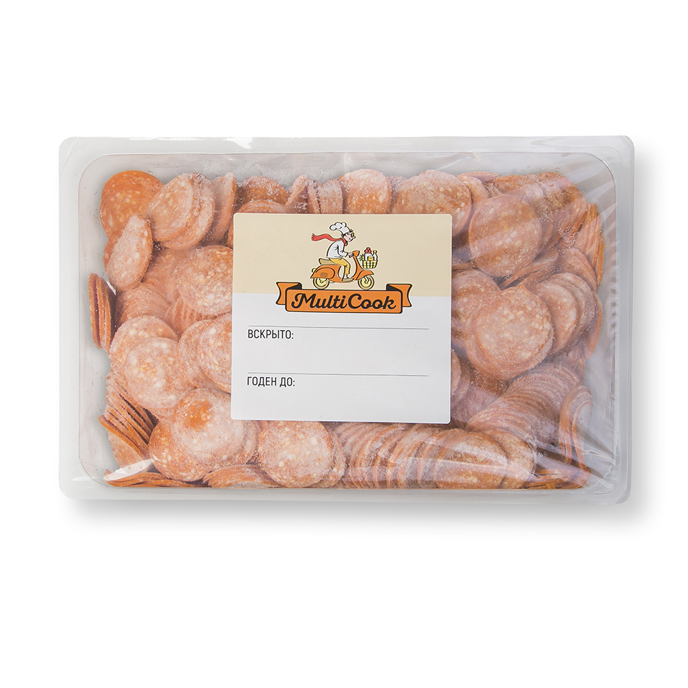 КОЛБАСА ПЕППЕРОНИ С/К ЗАМ 1 КГ(НАРЕЗКА) MULTICOOK