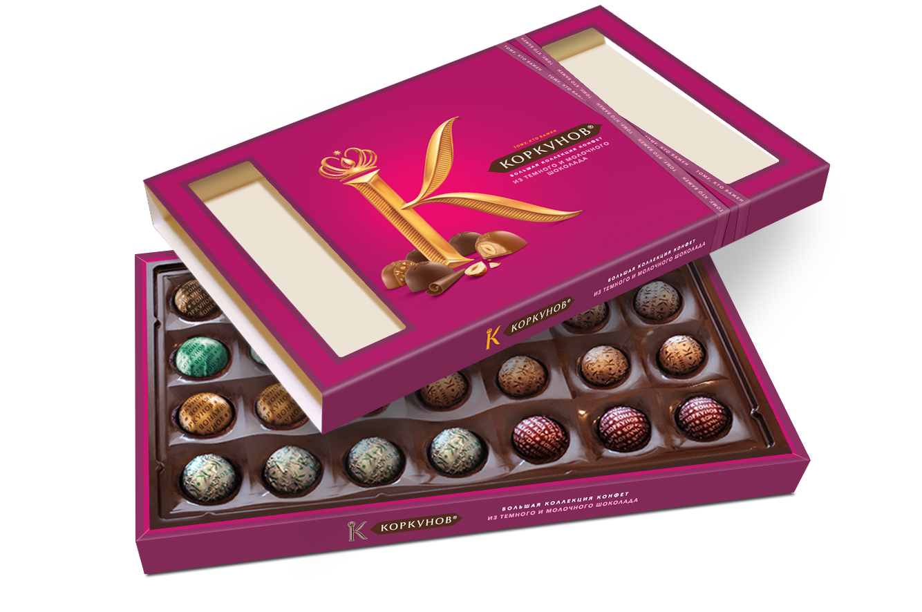 НАБОР КОНФЕТ А.КОРКУНОВ АССОРТИ ТЕМН/МОЛ 256ГР НАБОР КОНФЕТ А.КОРКУНОВ АССОРТИ ТЕМН/МОЛ 256ГР