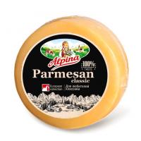 БЗМЖ СЫР ПАРМЕЗАН АЛЬПИНА КЛАССИЧЕСКИЙ КРУГ 40% /ВЕС