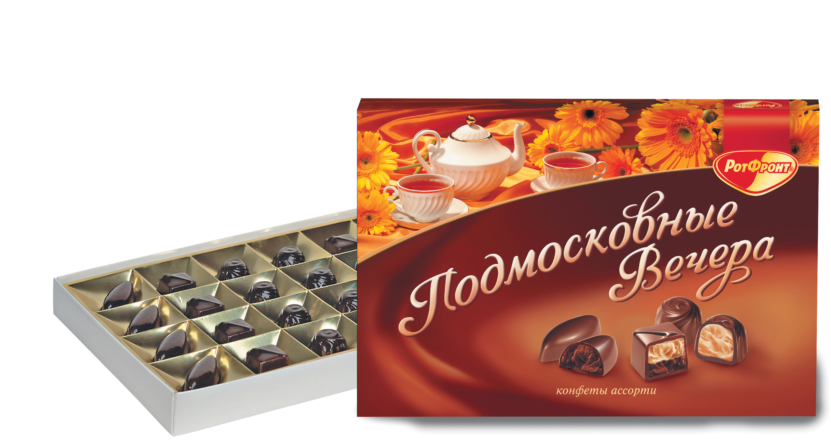 НАБОР КОНФЕТ ПОДМОСКОВНЫЕ ВЕЧЕРА АССОРТИ 200ГР