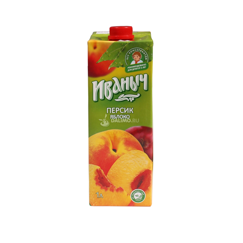 НЕКТАР ИВАНЫЧ ЯБЛОКО/ПЕРСИК Т/П 0,95Л