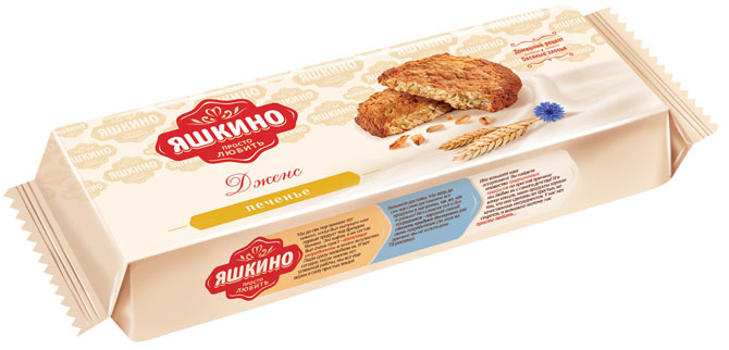 ПЕЧЕНЬЕ ЯШКИНО СДОБН ДЖЕНС 180ГР