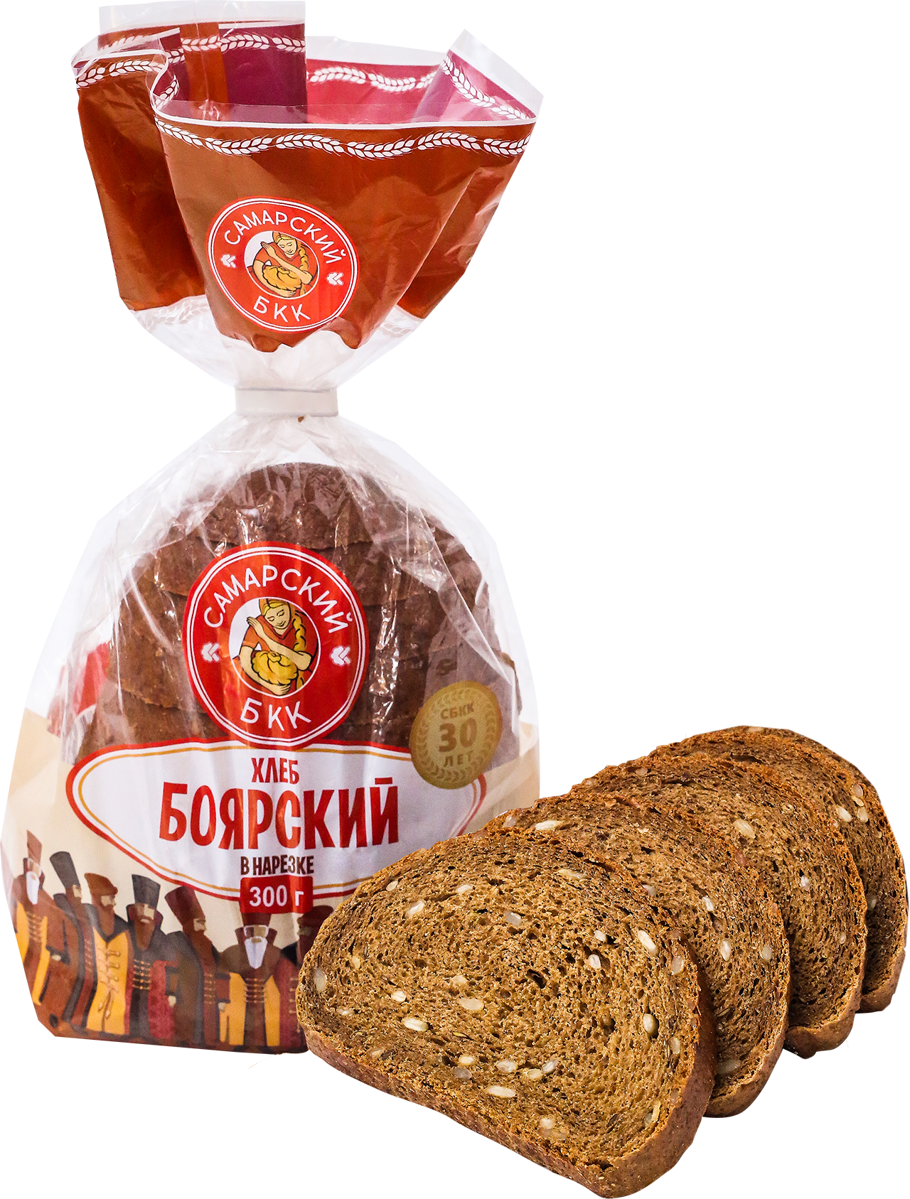 ХЛЕБ "БОЯРСКИЙ" НАРЕЗКА СБКК 300ГР