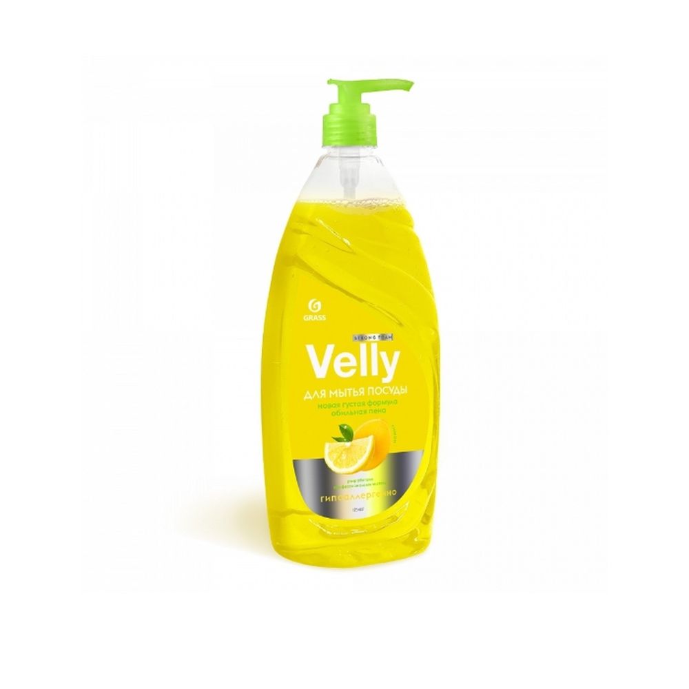 СРЕДСТВО Д/МЫТЬЯ ПОСУДЫ VELLY С ДОЗАТОРОМ ЛИМОН 500МЛ