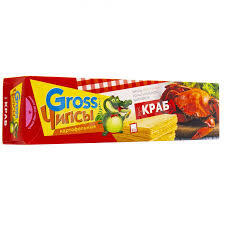 ЧИПСЫ GROSS КРАБ 80 Г