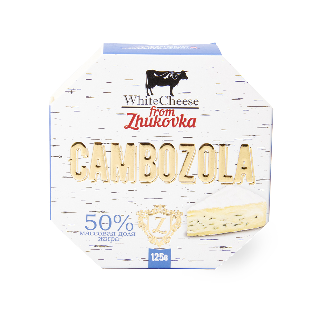 БЗМЖ СЫР КАМБОЦОЛА WHITE CHEESE FROM ZHUKOVKA 50% 125ГР БЗМЖ СЫР КАМБОЦОЛА WHITE CHEESE FROM ZHUKOVKA 50% 125ГР