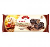 МИНИ-РУЛЕТЫ БИСКВИТНЫЕ ШОКОЛАД ТМ РУССКИЙ БИСКВИТ 175Г