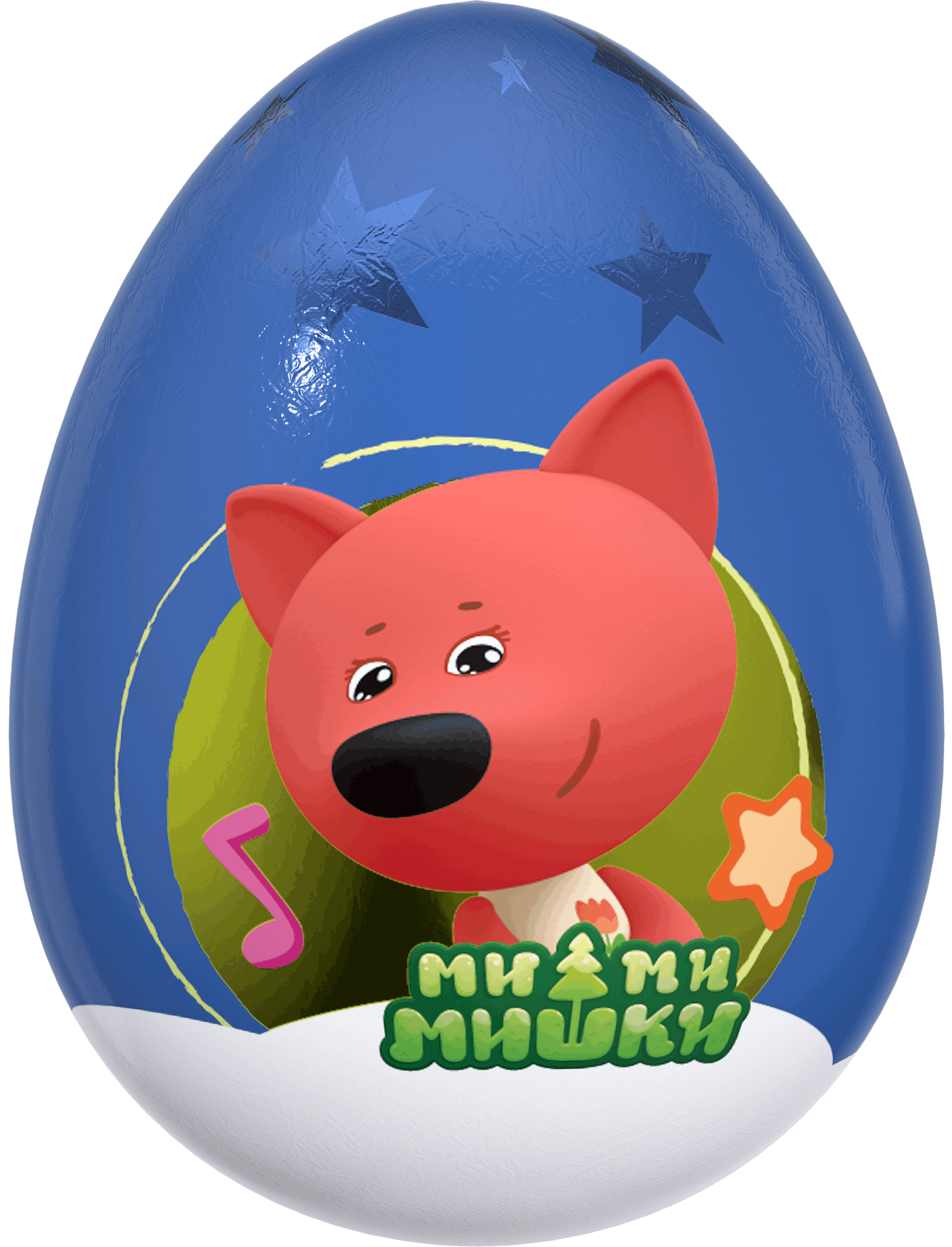 ЯЙЦО ИЗ ГЛАЗУРИ С ПОДАРКОМ МИ-МИ-МИШКИ 20ГР