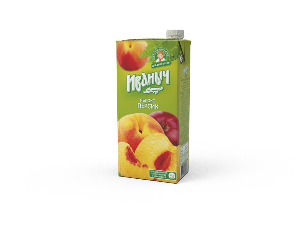 НЕКТАР ИВАНЫЧ 0,95Л ЯБЛОКО/ПЕРСИК Т/П НЕКТАР ИВАНЫЧ 0,95Л ЯБЛОКО/ПЕРСИК Т/П