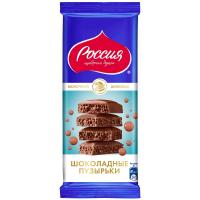 ШОКОЛАД РОССИЯ МОЛОЧНЫЙ ПОРИСТЫЙ 75ГР