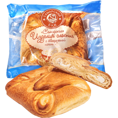 СЛОЙКА САМАРСКАЯ С ТВОРОГОМ СБКК 100ГР