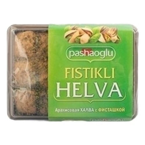 ХАЛВА PASHAOGLU АРАХИСОВАЯ  С ФИСТАШКОЙ 250ГР