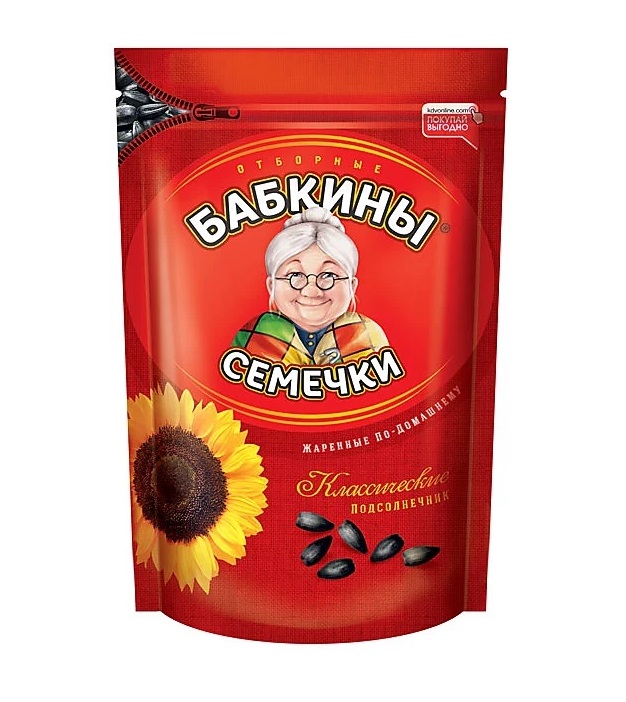 СЕМЕЧКИ БАБКИНЫ ЖАРЕНЫЕ 300ГР