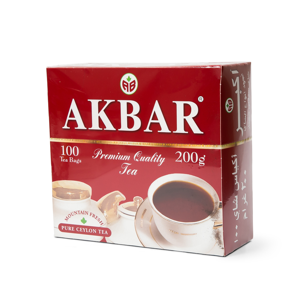 ЧАЙ АКБАР ЧЕРНЫЙ КР БЕЛ МЕЛКИЙ 100П*2ГР