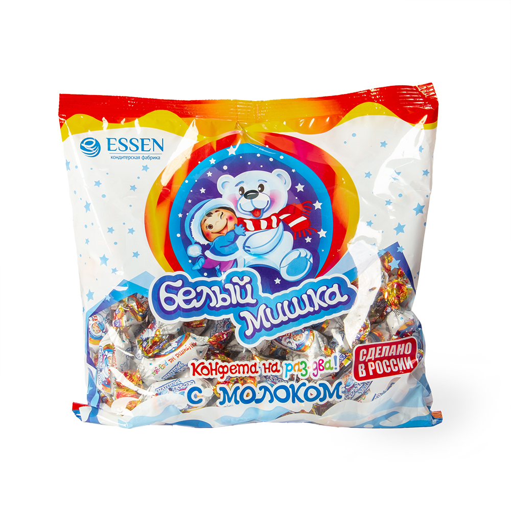 КОНФЕТЫ МХ БЕЛЫЙ МИШКА 500ГР