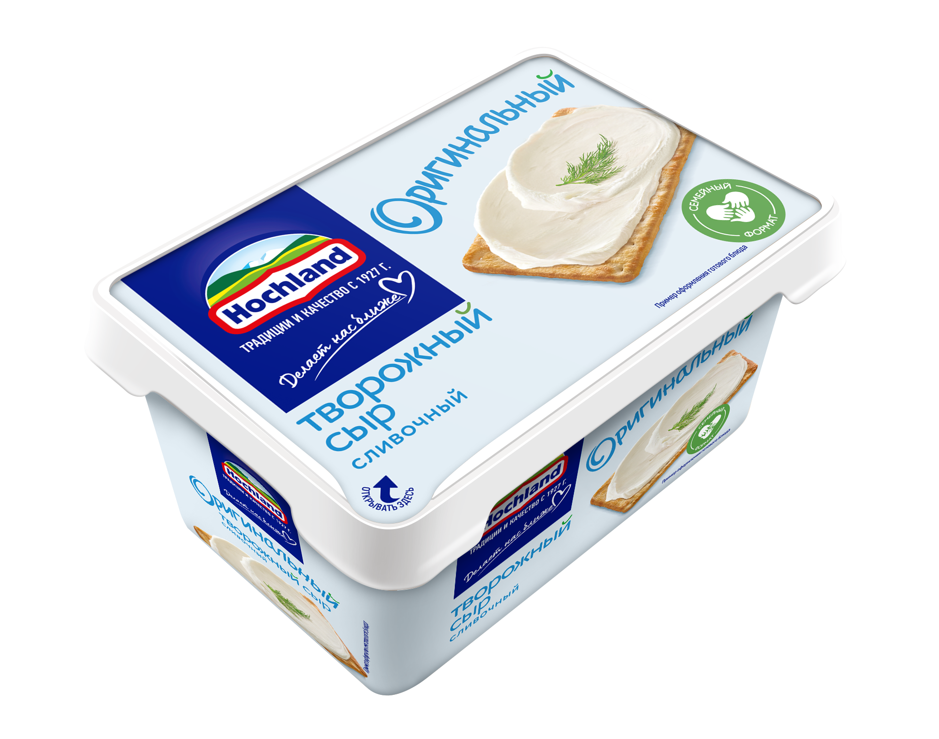 БЗМЖ СЫР ХОХЛАНД ТВОРОЖНЫЙ СЛИВОЧНЫЙ ЖД 47% 380Г