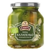 ПЕРЕЦ ХАЛАПЕНЬО ЗЕЛЕНЫЙ В МАСЛЕ ТМ КИНТО 350Г ПЕРЕЦ ХАЛАПЕНЬО ЗЕЛЕНЫЙ В МАСЛЕ ТМ КИНТО 350Г