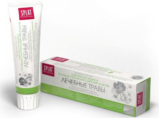 ПАСТА ЗУБ СПЛАТ ЛЕЧЕБНЫЕ ТРАВЫ 2В1 100МЛ