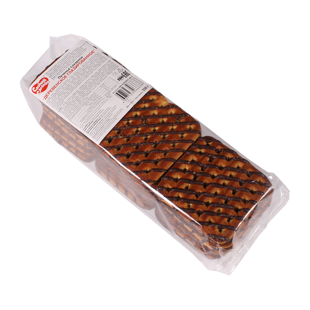 ПЕЧЕНЬЕ СС ДЕРЕВЕНСКОЕ ГЛАЗИР 330ГР