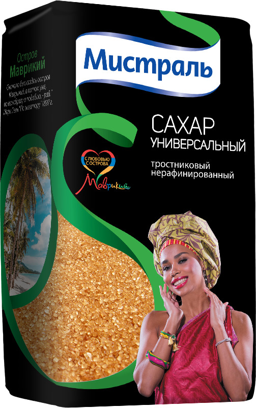 САХАР ТРОСТНИКОВЫЙ НЕРАФ УНИВЕРСАЛЬНЫЙ 900 ГР