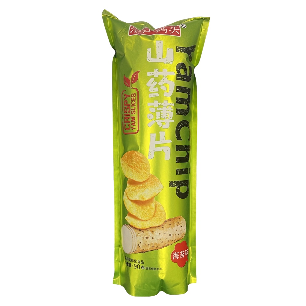 ЧИПСЫ ИЗ ЯМСА ВКУС ВОДОРОСЛЕЙ ШУЯНЯН КИТАЙ 33ГР