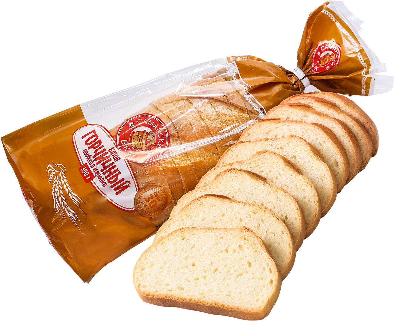 БАТОН ГОРЧИЧНЫЙ ОСОБЫЙ В НАРЕЗКЕ В/С СБКК 350ГР