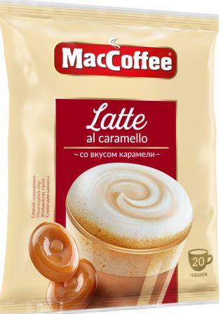 НАПИТОК MAC LATTE РАСТВОРИМЫЙ СО ВКУСОМ КАРАМЕЛИ 22ГР