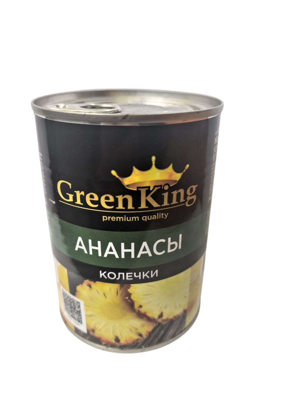 АНАНАСЫ В ЛЕГКОМ СИРОПЕ ГРИН КИНГ КОЛЕЧКИ 580 ГР Ж/Б